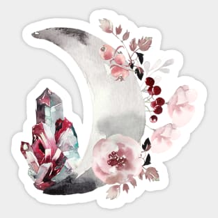 Moonlight Crystal Spell Sticker